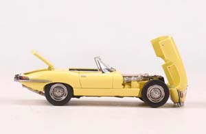 JAGUAR E-TYPE ROADSTER 1961, YELLOW (ДЛИНА МОДЕЛИ 6-10 СМ) — фото 3
