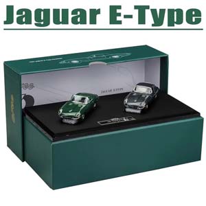 JAGUAR E-TYPE HARDTOP & ROADSTER 1961 SET (ДЛИНА МОДЕЛИ 6-10 СМ)