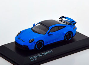 PORSCHE 911 (992) GT3 2021 BLUE (ДЛИНА МОДЕЛИ 6-10 СМ)