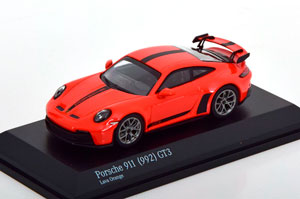 PORSCHE 911 (992) GT3 2021 ORANGE BLACK (ДЛИНА МОДЕЛИ 6-10 СМ)