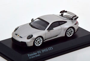 PORSCHE 911 (992) GT3 2021 SILVER (ДЛИНА МОДЕЛИ 6-10 СМ)
