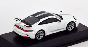 PORSCHE 911 (992) GT3 2021 WHITE BLACK (ДЛИНА МОДЕЛИ 6-10 СМ) — фото 2