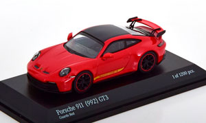 PORSCHE 911 (992) GT3 2021 RED BLACK (ДЛИНА МОДЕЛИ 6-10 СМ)