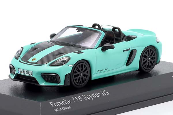 PORSCHE 718 (982) SPYDER RS 2023 MINT GREEN / MINICHAMPS / ПОРШЕ 718 982 СПАЙДЕР RS МИНТ ЗЕЛЕНЫЙ