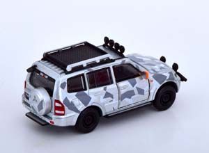 MITSUBISHI PAJERO ICE PACK 2001 SILVER GREY (ДЛИНА МОДЕЛИ 6-10 СМ) — фото 2