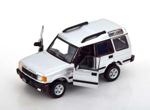 LAND ROVER DISCOVERY 1 1998 SILVER (ДЛИНА МОДЕЛИ 6-10 СМ) — фото 3