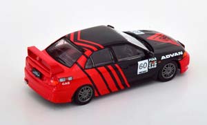 MITSUBISHI LANCER EVO IV ADVAN RED BLACK (ДЛИНА МОДЕЛИ 6-10 СМ) — фото 2