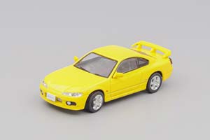 NISSAN SILVIA S14 RHD 1999, YELLOW (ДЛИНА МОДЕЛИ 6-10 СМ)