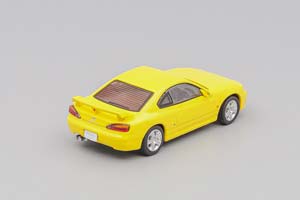 NISSAN SILVIA S14 RHD 1999, YELLOW (ДЛИНА МОДЕЛИ 6-10 СМ) — фото 2