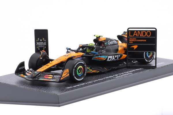 MCLAREN MCL39 #4 3RD ABU DHABI GP FORMULA 1 WORLD CHAMPION 2025 LANDO NORRIS / МАКЛАРЕН MCL39 3 МЕСТО АБУ-ДАБИ ГРАН-ПРИ ФОРМУЛА-1 ЧЕМПИОН МИРА ЛАНДО НОРРИС