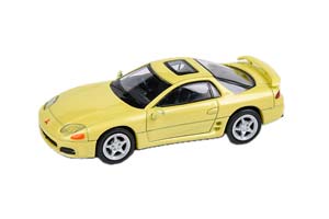 MITSUBISHI 3000GT GTO РУЛЬ СПРАВА MARTINIQUE YELLOW PEARL (ЖЕЛТЫЙ) (ДЛИНА МОДЕЛИ 6-10 СМ)