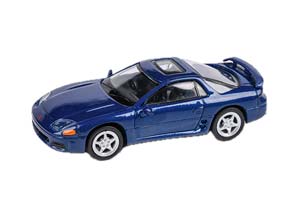 MITSUBISHI 3000GT GTO РУЛЬ СПРАВА MARIANA BLUE METALLIC (СИНИЙ МЕТАЛЛИК) (ДЛИНА МОДЕЛИ 6-10 СМ)