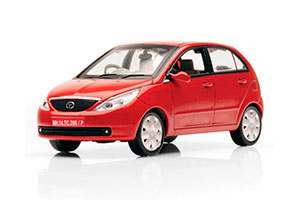 TATA INDICA VISTA 2008 ORANGE