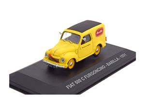 FIAT 500 C FURGONCINO BARILLA 1951 YELLOW