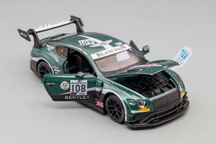 BENTLEY CONTINENTAL GT3 #108 M.SOULET, M.PALTTALA, A.BUNCOMBE, GREEN — фото 3
