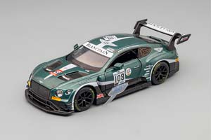 BENTLEY CONTINENTAL GT3 #108 M.SOULET, M.PALTTALA, A.BUNCOMBE, GREEN