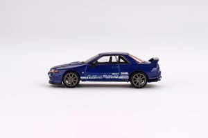 NISSAN SKYLINE GT-R TOP SECRET BLUE (ДЛИНА МОДЕЛИ 6-10 СМ) — фото 3