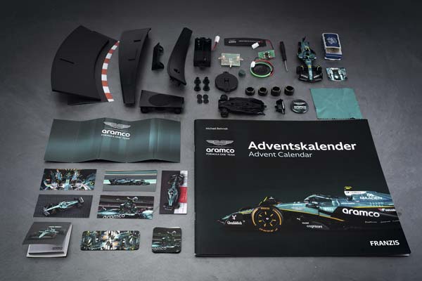 FERNANDO ALONSO ASTON MARTIN ARAMCO FORMULA 1 ADVENT CALENDAR / АДВЕНТ-КАЛЕНДАРЬ С БОЛИДОМ АСТОН МАРТИН ФОРМУЛЫ-1 ФЕРНАНДО АЛОНСО — фото 5
