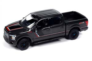 FORD F-150 LARIAT FX4 PICKUP TRUCK 2020 LEAD FOOT GRAY WITH STRIPES 