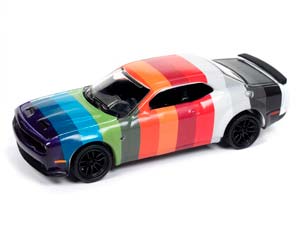 DODGE CHALLENGER HELLCAT REDEYE 2023, 14-COLOR WRAP (ДЛИНА МОДЕЛИ 6-10 СМ)