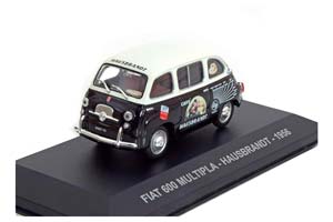 FIAT 600 MULTIPLA CAFE HAUSBRANDT 1956 BLACK WHITE