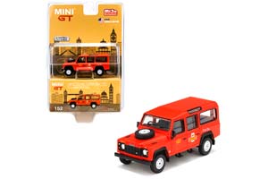 LAND ROVER DEFENDER 110 UK ROYAL MAIL POST BUS RED (ДЛИНА МОДЕЛИ 6-10 СМ) — фото 4
