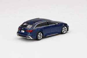 AUDI RS6 AVANT 2022 BLUE / АУДИ RS6 AVANT 2022 СИНИЙ (ДЛИНА МОДЕЛИ 6-10 СМ) — фото 2