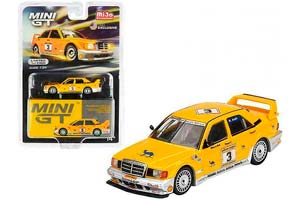 MERCEDES 190E 2.5 16 EVOLUTION CAMAL YELLOW (ДЛИНА МОДЕЛИ 6-10 СМ) — фото 5