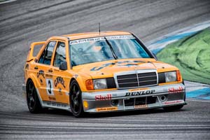 MERCEDES 190E 2.5 16 EVOLUTION CAMAL YELLOW (ДЛИНА МОДЕЛИ 6-10 СМ) — фото 6