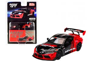 TOYOTA GR SUPRA ADVAN BLACK (ДЛИНА МОДЕЛИ 6-10 СМ) — фото 4