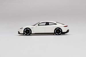 PORSCHE TAYCAN TURBO S 2022 WHITE / ПОРШЕ ТАЙКАН ТУРБО S 2022 БЕЛЫЙ (ДЛИНА МОДЕЛИ 6-10 СМ) — фото 3