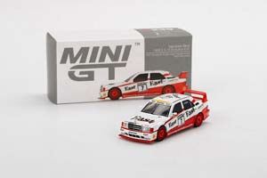 MERCEDES 190E 2.5 16 EVOLUTION RED/WHITE / МЕРСЕДЕС 190E 2.5 16 ЭВОЛЮЦИЯ КРАСНО-БЕЛЫЙ (ДЛИНА МОДЕЛИ 6-10 СМ) — фото 4