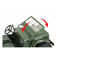 JEEP WILLYS 1941 TACTICAL JEEP USA ХАКИ — фото 6