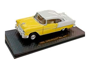 CHEVROLET BEL AIR 1955 YELLOW/WHITE — фото 1