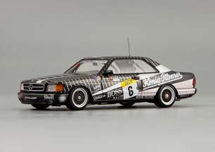MERCEDES W126 500 SEC C126 AMG #6 24H NURBURGRING 1989 BLACK — фото 4