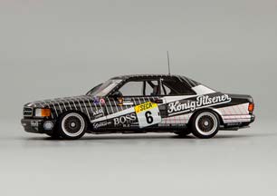 MERCEDES W126 500 SEC C126 AMG #6 24H NURBURGRING 1989 BLACK — фото 6