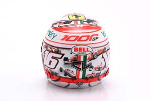 ШЛЕМ BELL CHARLES LECLERC TOSCANA GP 2020 1000TH RACE FERRARI SF1000 / ШЛЕМ ШАРЛЯ ЛЕКЛЕРА — фото 4