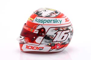 ШЛЕМ BELL CHARLES LECLERC TOSCANA GP 2020 1000TH RACE FERRARI SF1000 / ШЛЕМ ШАРЛЯ ЛЕКЛЕРА — фото 5