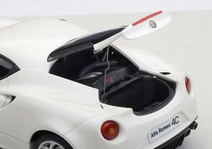 ALFA ROMEO 4C 2013 BIANCO MADREPERLA WHITE — фото 14