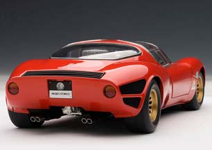ALFA ROMEO 33 PROTOTIPO STRADALE 1967 RED / АЛЬФА РОМЕО СТРАДАЛЕ КРАСНЫЙ — фото 12