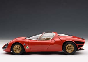 ALFA ROMEO 33 PROTOTIPO STRADALE 1967 RED / АЛЬФА РОМЕО СТРАДАЛЕ КРАСНЫЙ — фото 14