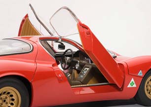 ALFA ROMEO 33 PROTOTIPO STRADALE 1967 RED / АЛЬФА РОМЕО СТРАДАЛЕ КРАСНЫЙ — фото 4