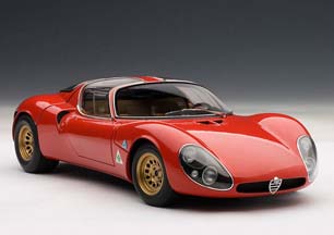 ALFA ROMEO 33 PROTOTIPO STRADALE 1967 RED / АЛЬФА РОМЕО СТРАДАЛЕ КРАСНЫЙ — фото 9