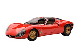 ALFA ROMEO 33 PROTOTIPO STRADALE 1967 RED / АЛЬФА РОМЕО СТРАДАЛЕ КРАСНЫЙ