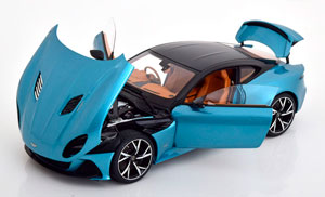 ASTON MARTIN DBS SUPERLEGGERA LIGHTBLUE-METALLIC BLACK — фото 3