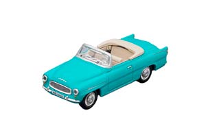 SKODA FELICIA ROADSTER 1963 TYRKYSOVA GREEN / ШКОДА ФЕЛИЦИЯ РОДСТЕР 1963 ТЫРКЫСОВА ЗЕЛЕНАЯ