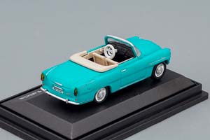 SKODA FELICIA ROADSTER 1963 TYRKYSOVA GREEN / ШКОДА ФЕЛИЦИЯ РОДСТЕР 1963 ТЫРКЫСОВА ЗЕЛЕНАЯ — фото 2