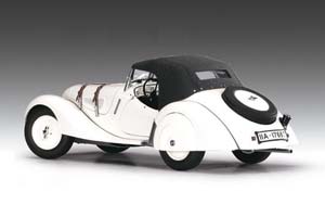 BMW 328 ROADSTER WITH EXTRA HARDTOP 1938 WHITE — фото 2