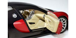 BUGATTI EB16.4 VEYRON 2009 RED/BLACK — фото 4