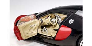 BUGATTI EB16.4 VEYRON 2009 RED/BLACK — фото 5